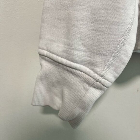 Lululemon White Full Zip Scuba Hoodie - Size 10 - Picture 10 of 15